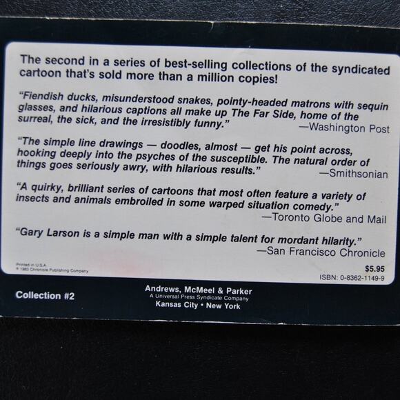 Beyond the Far Side Cartoon Illustration Book by Gary Larson (1983) - Picture 7 of 7